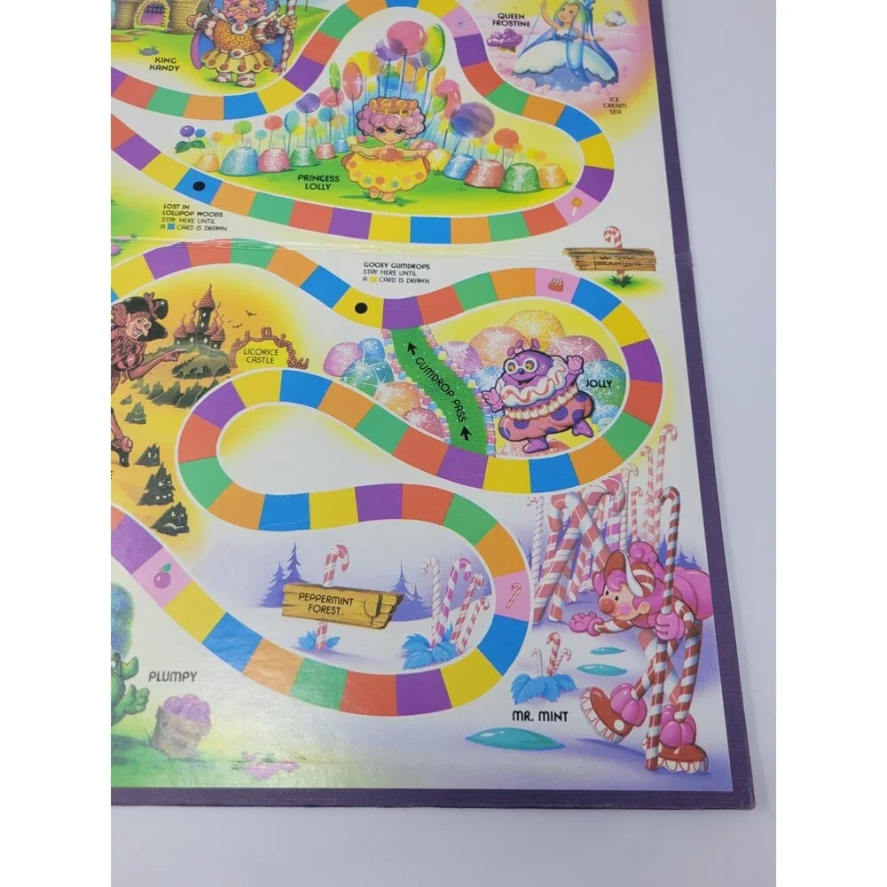 Vintage 1984 Candy Land Replacement Piece-Board Only Milton Bradley